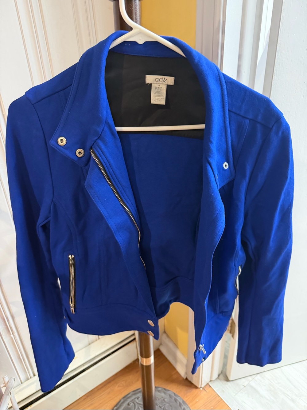 Cache Electric Blue Women's Bomber Jacket